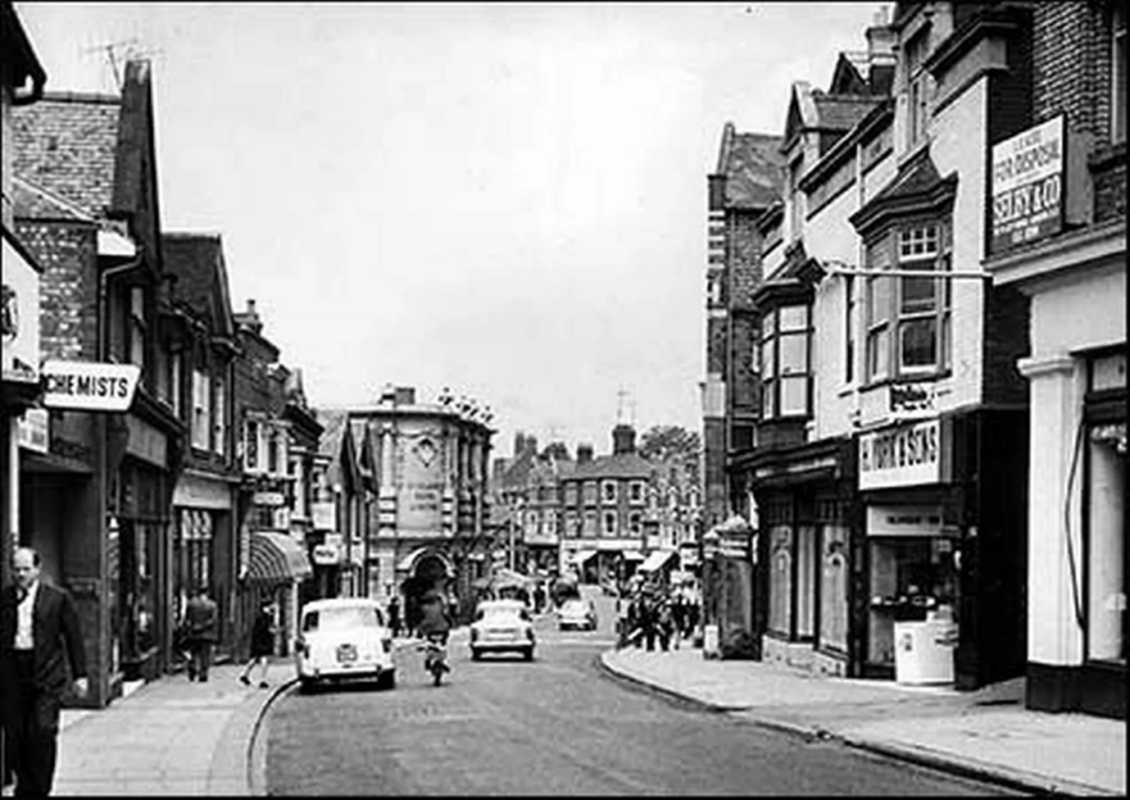 Rushden High Street in the 60s